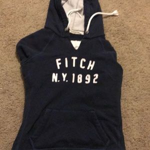 Abercrombie and Fitch navy blue hoodie size M